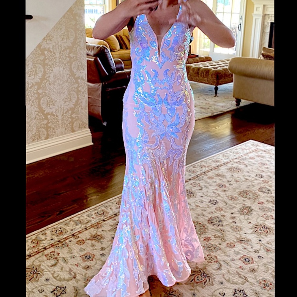 Prom Dress JOVANI 3263 light pink